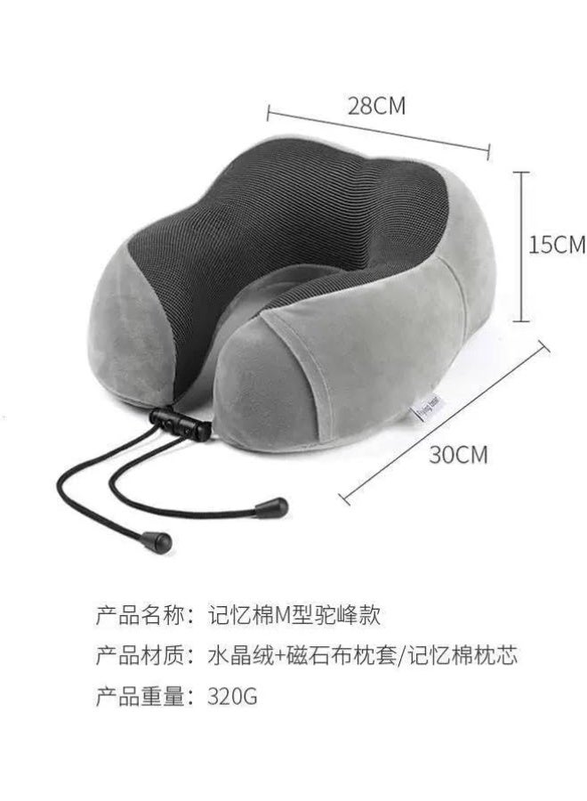 Medical neck pillow with medical foam filling – comes with a smart cover – suitable for comfort while sitting, traveling, and everyday use. - Image 3